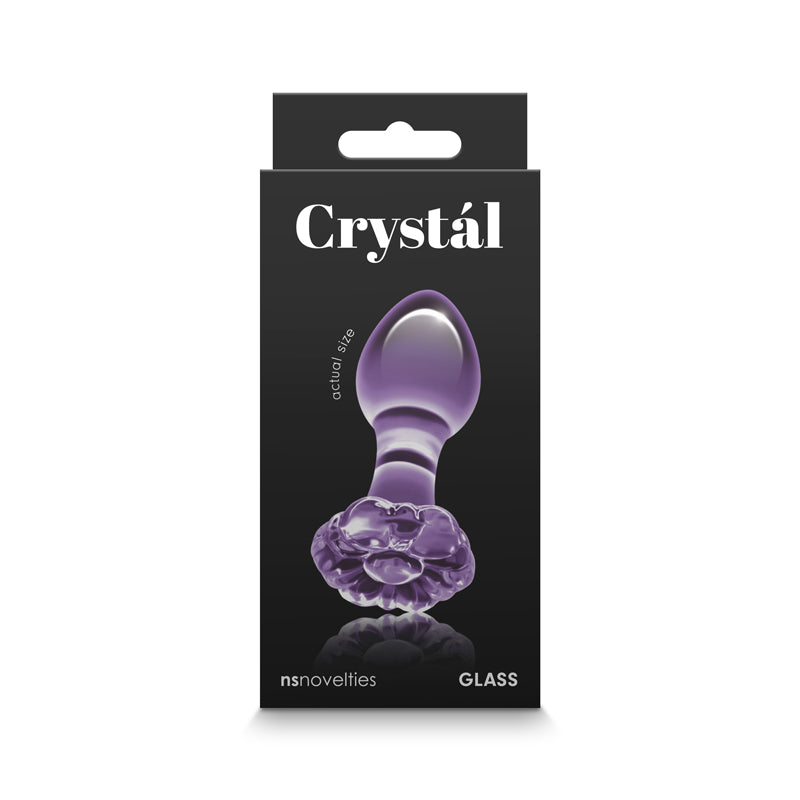 Crystal Flower - Purple-(nsn-0718-05)