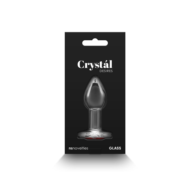 Crystal Desires - Red Heart - Small-(nsn-0719-01)