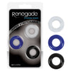 Renegade Stamina Rings - Coloured Cock Rings - Set of 3 - NSN-1116-29