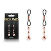 Bound Nipple Clamps - D1 - Rose Gold-(nsn-1302-61)