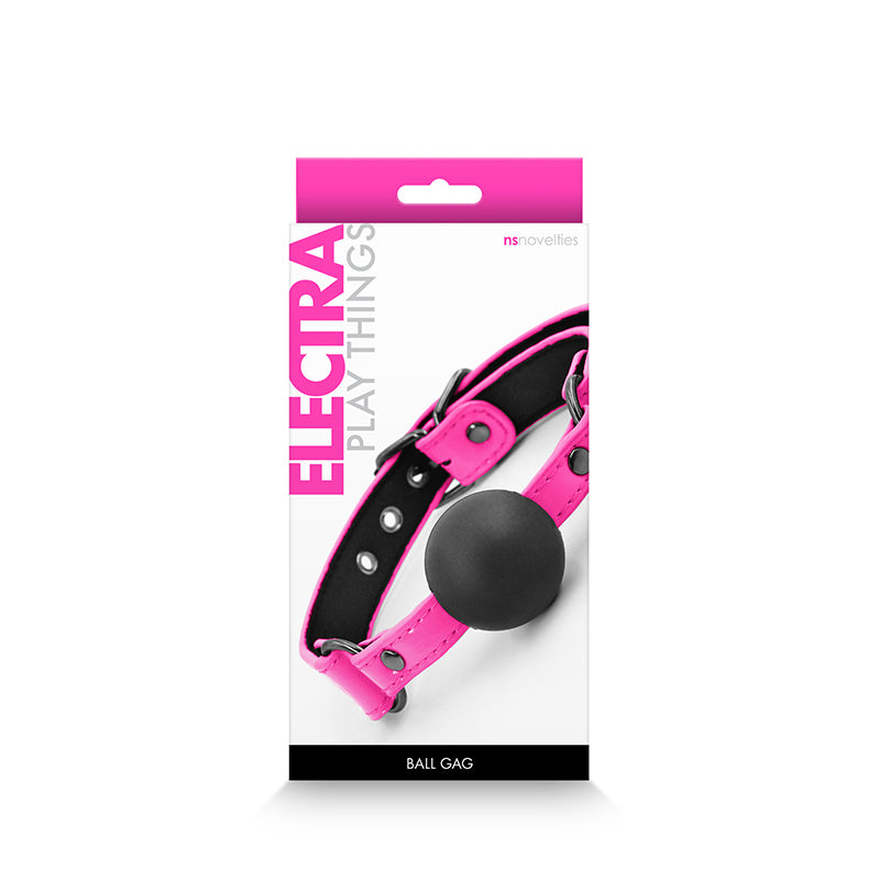 Electra Ball Gag - Pink-(nsn-1310-64)