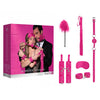 Ouch! Beginners Bondage Kit - Pink - 5 Piece Set