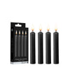 OUCH! Teasing Wax Candles - Black - Black Drip Candles - 4 Pack