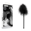OUCH! Black & White Feather Tickler - Black Feather Crop