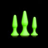 OUCH! Glow In The Dark Butt Plug Set-(ou736glo)