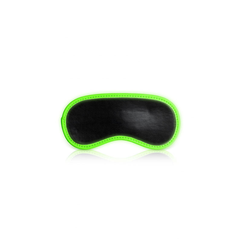 OUCH! Glow In The Dark Eye Mask - Fetish - (ou752glo)
