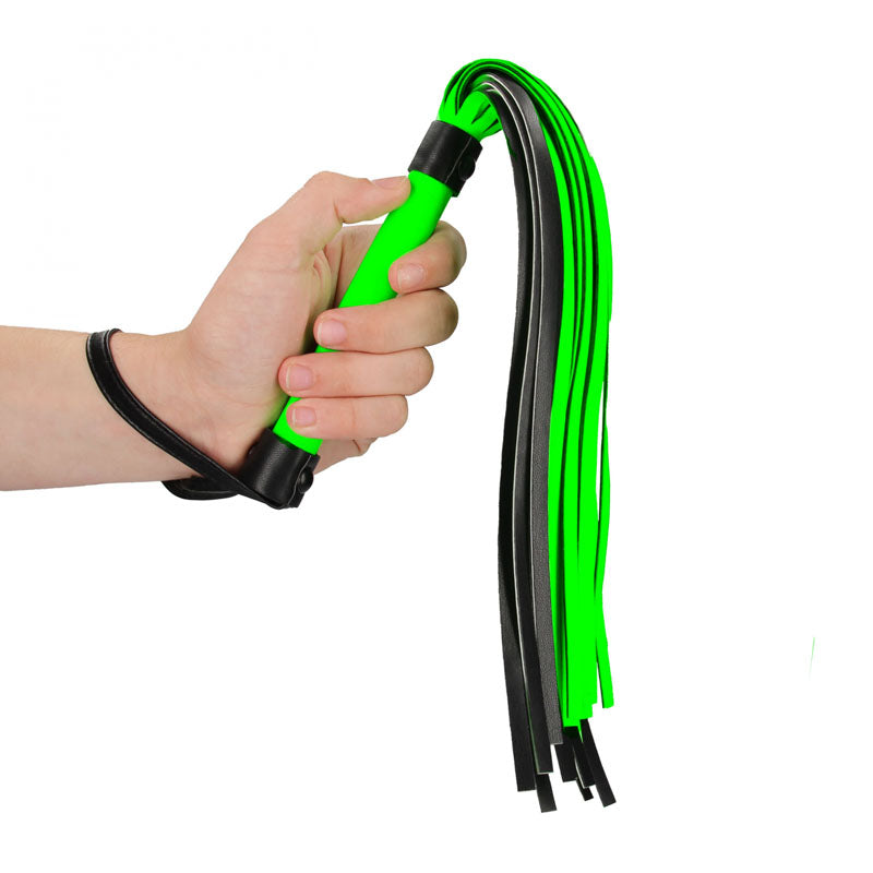 OUCH! Glow In The Dark Flogger - Fetish - (ou756glo)