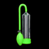 OUCH! Glow In The Dark Classic Penis Pump - Clear/Green Penis Pump
