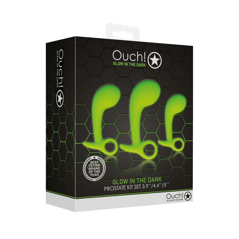 OUCH! Glow In The Dark Prostate Kit-(ou788glo)