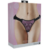 OUCH! Metallic Strap On Harness - Rose-(ou869ros)