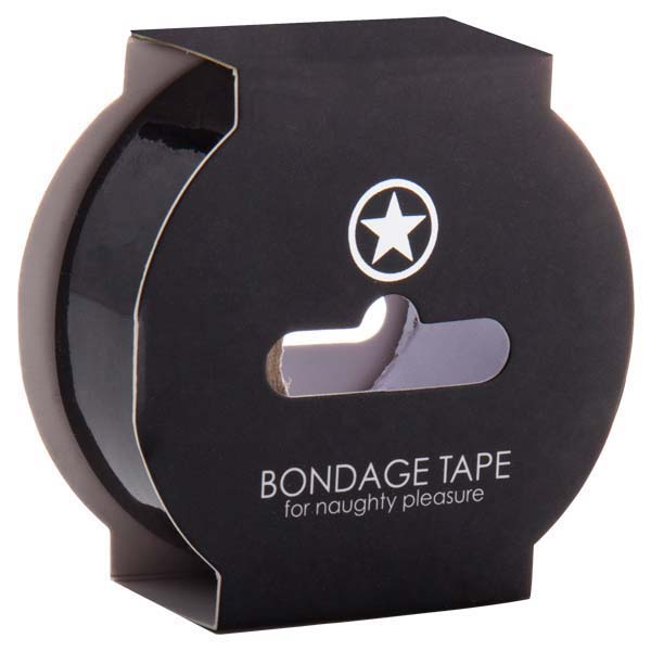 Ouch! Non Sticky Bondage Tape-(oubt003blk)