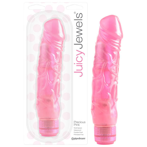 Juicy Jewels - Precious Pink - Pink 21.5 cm (8.5'') Vibrator - Early2bed