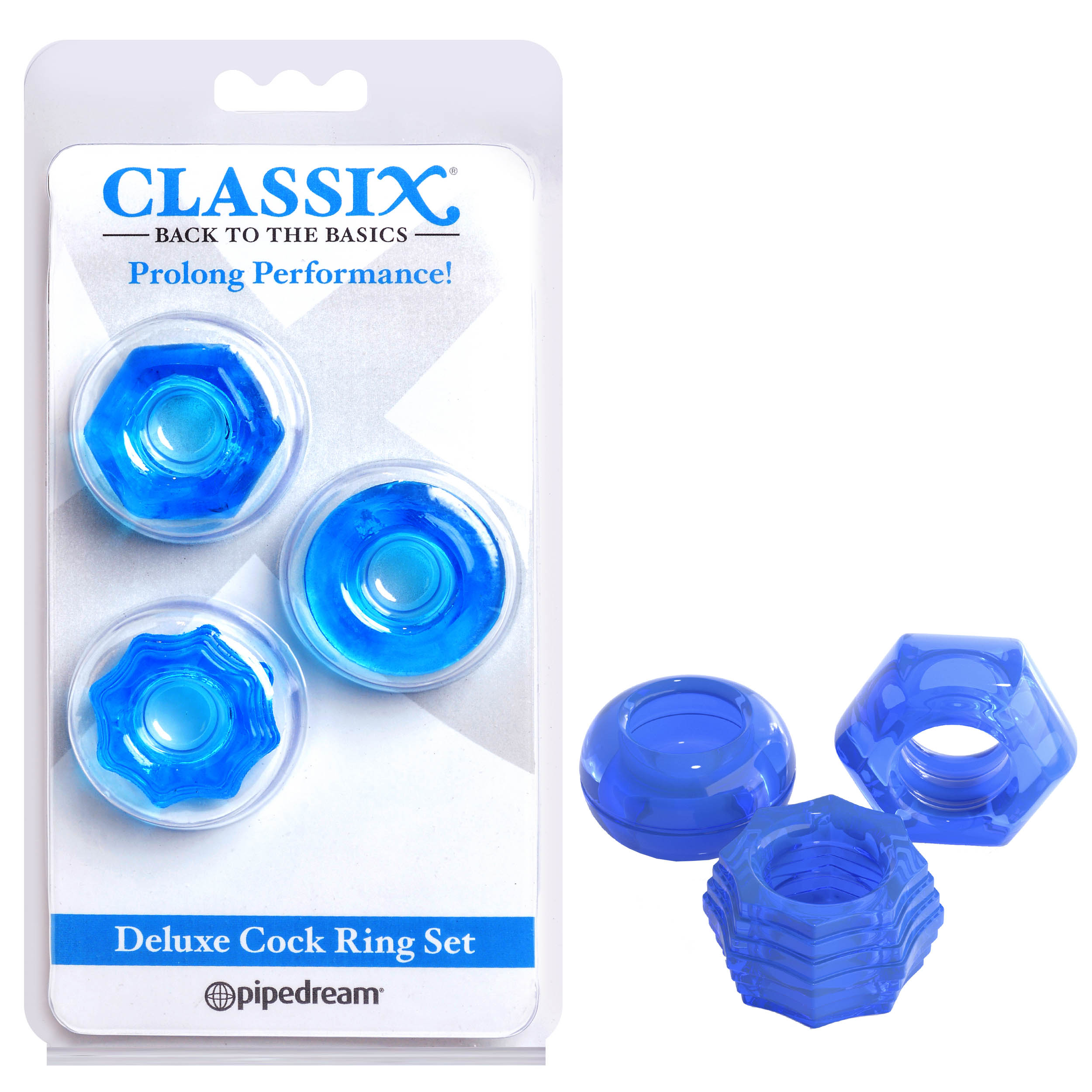 Classix Deluxe Cock Ring Set-(pd1999-14)