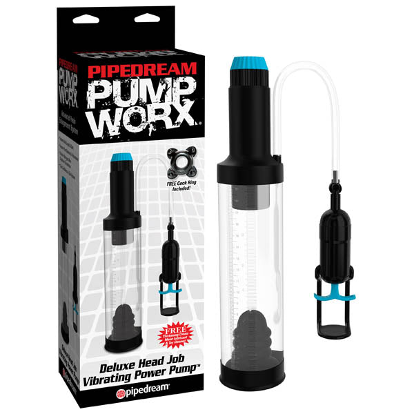 Pump Worx Deluxe Head Job Vibrating Power Pump-(pd3291-23)