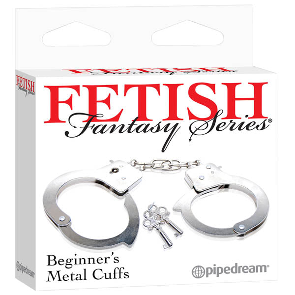 Fetish Fantasy Series Beginner's Metal Cuffs-(pd3800-00)
