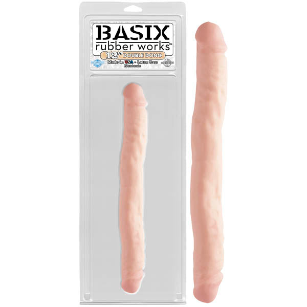 Basix Rubber Works 12'' Double Dong-(pd4305-21)