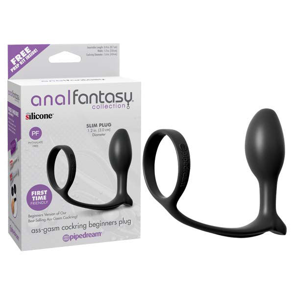 Anal Fantasy Collection Ass-Gasm Cock Ring Beginners Plug-(pd4693-23)