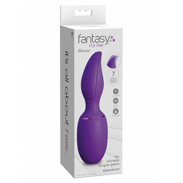 Fantasy For Her Ultimate Tongue-Gasm - Purple Flicking Stimulator - Early2bed