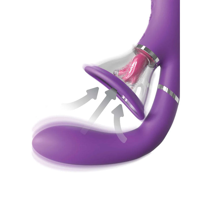 Fantasy For Her Her Ultimate Pleasure Pro - Purple USB Rechargeable Vibrator & Clitoral Stimulator