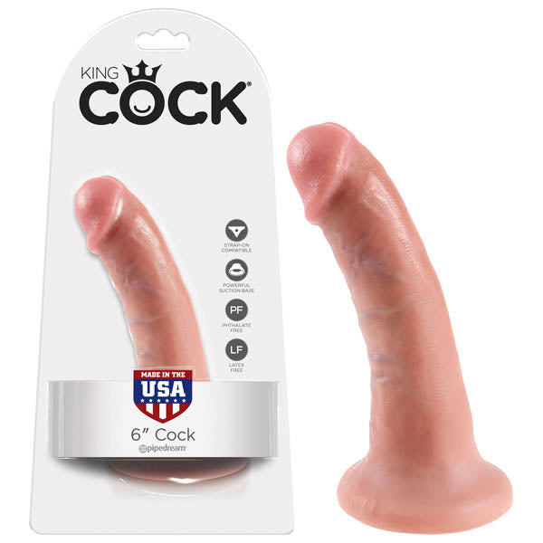 King Cock 6'' Cock-(pd5501-21)
