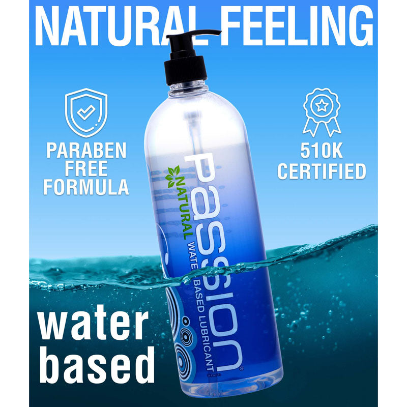 Passion Natural Water Based Lubricant-(pl100-34oz)