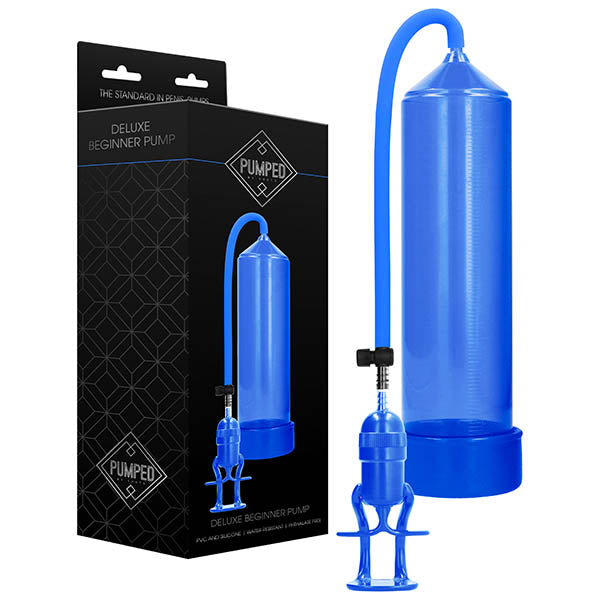 Pumped Deluxe Beginner Pump - Blue Penis Pump