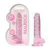 RealRock 7'' Realistic Dildo With Balls - Pink 17.8 cm Dong