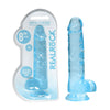 RealRock 8'' Realistic Dildo With Balls - Blue 20.3 cm Dong