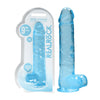 REALROCK Realistic Dildo With Balls 9IN - - REA093BLU