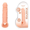 REALROCK 8'' Realistic Penis Extender with Rings - Flesh 20.3 cm Penis Extension Sleeve