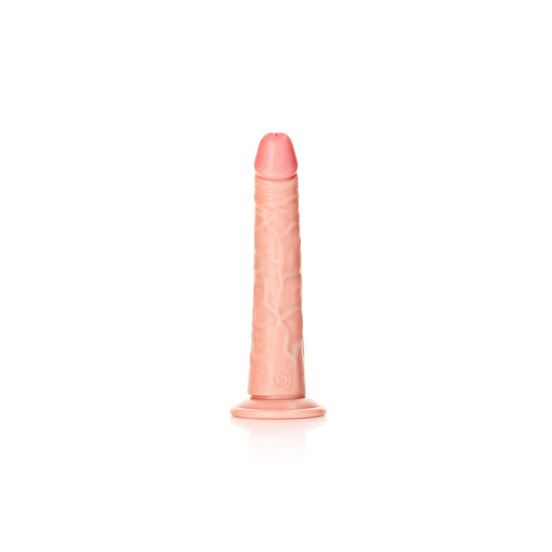 REALROCK Realistic Slim Dildo with Suction Cup - 20.5cm-(rea115fle)