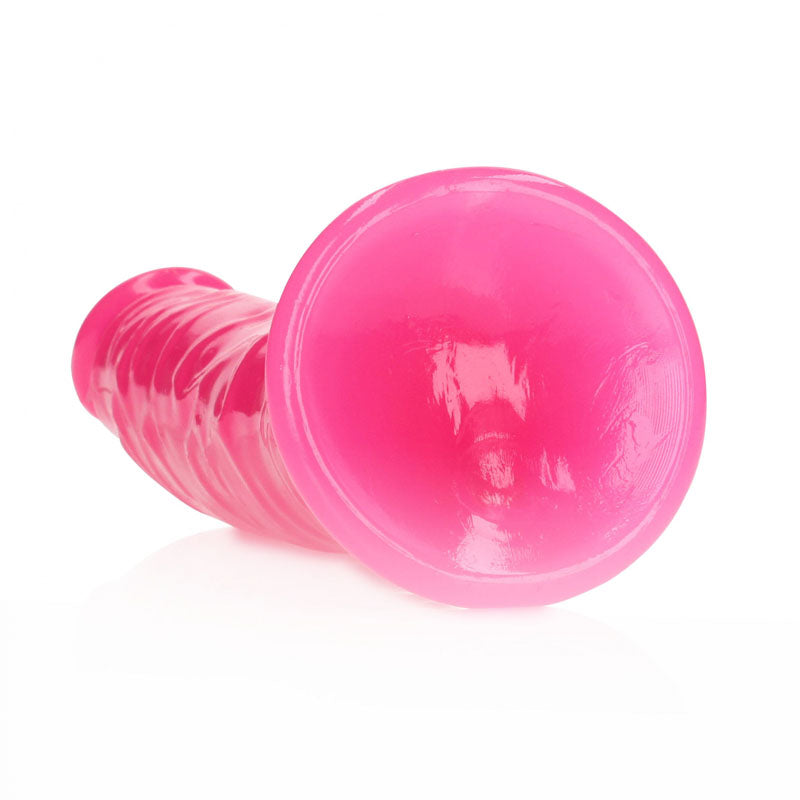 REALROCK 18 cm Slim Glow in the Dark Neon - Pink-(rea142glopnk)