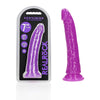 REALROCK 18 cm Slim Glow in the Dark Neon - Purple-(rea142glopur)