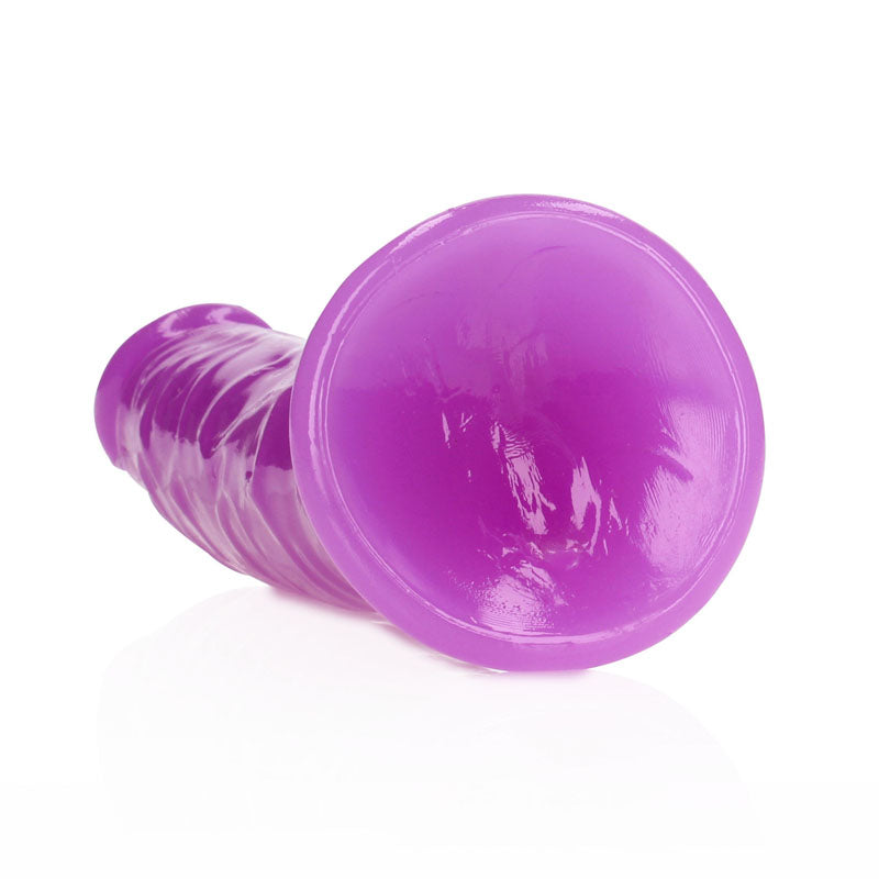 REALROCK 18 cm Slim Glow in the Dark Neon - Purple-(rea142glopur)