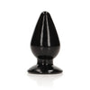 REALROCK 9 cm Anal Plug - Black-(rea161blk)