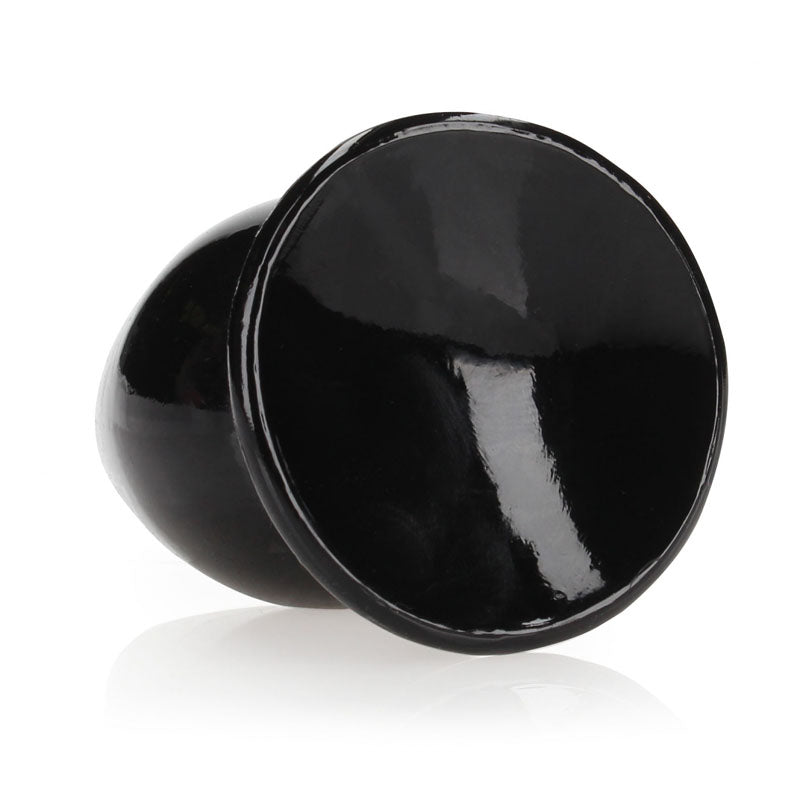 REALROCK 9 cm Anal Plug - Black-(rea161blk)