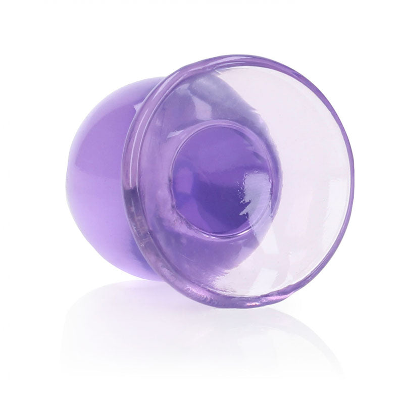 REALROCK 9 cm Anal Plug - Purple-(rea161pur)