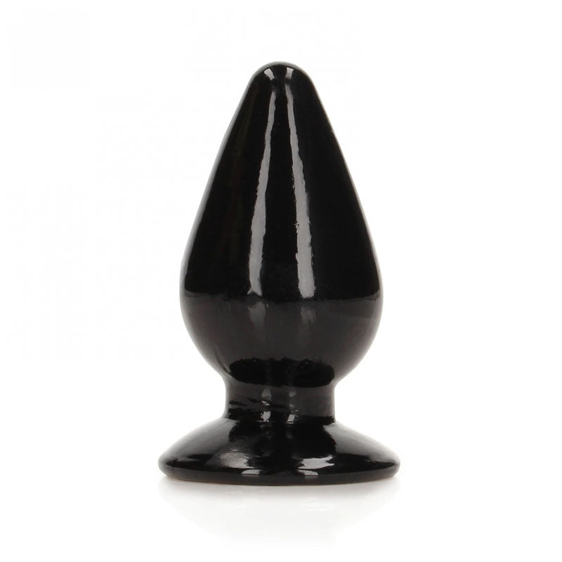 REALROCK 11.5 cm Anal Plug - Black-(rea162blk)