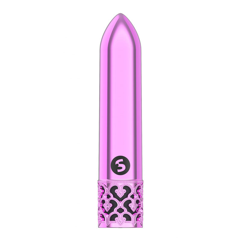 ROYAL GEMS Glitz - ABS Rechargeable Bullet - Pink 8.8 cm USB Rechargeable Bullet