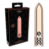 ROYAL GEMS Glitz - ABS Rechargeable Bullet - Rose Gold 8.8 cm USB Rechargeable Bullet