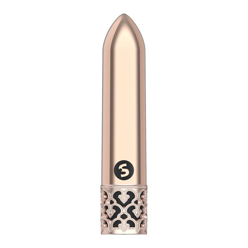 ROYAL GEMS Glitz - ABS Rechargeable Bullet - Rose Gold 8.8 cm USB Rechargeable Bullet
