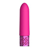 ROYAL GEMS Imperial - Silicone Rechargeable Bullet - Pink 10 cm USB Rechargeable Bullet