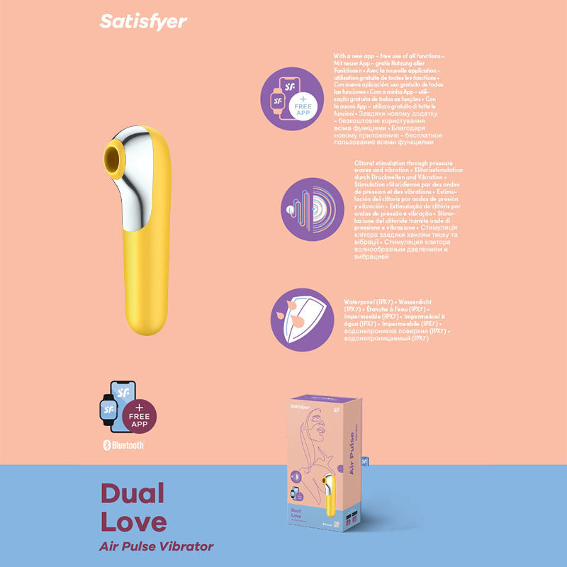 Satisfyer Dual Love - Clitoral Stimulator - (satdl-y)