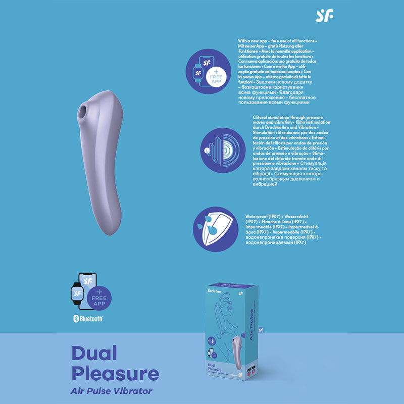 Satisfyer Dual Pleasure - Clitoral Stimulator - (satdp-m)