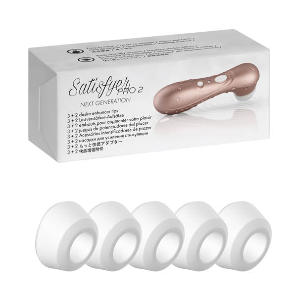 Satisfyer Pro 2 Climax Tips - 5 Replacement Silicone Heads (SATPRO2HEAD)