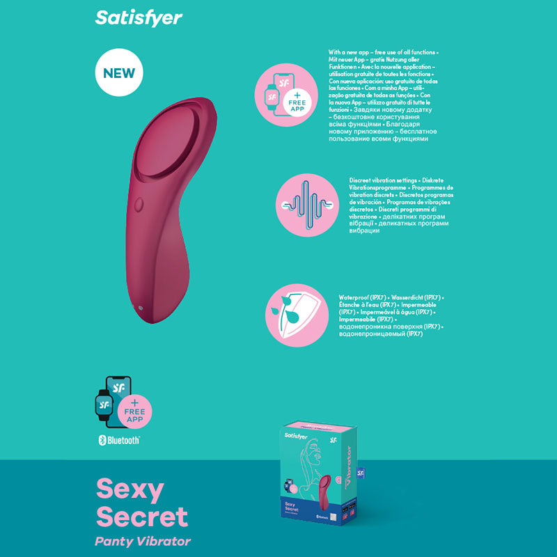 Satisfyer Sexy Secret - App Contolled USB-Rechargeable Panty Vibrator