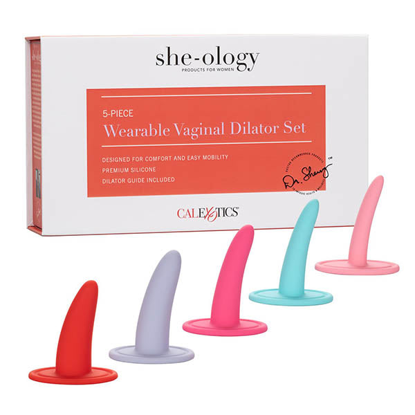 She-ology 5 Piece Wearable Vaginal Dilator Set - Set of 5 Vaginal Dilators - Early2bed