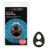 Load image into Gallery viewer, Ultra-Soft Dual Ring - Black Cock Ring - Early2bed