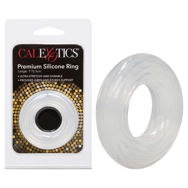 Premium Silicone Ring - Clear Large Sized Cock Ring - Early2bed
