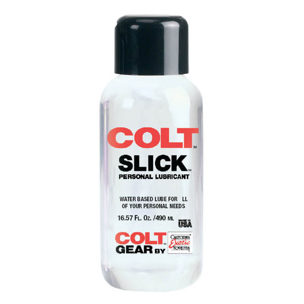 Colt Slick Lube - Water Based Personal Lubricant - 490 ml (16.57 oz) Bottle - Early2bed